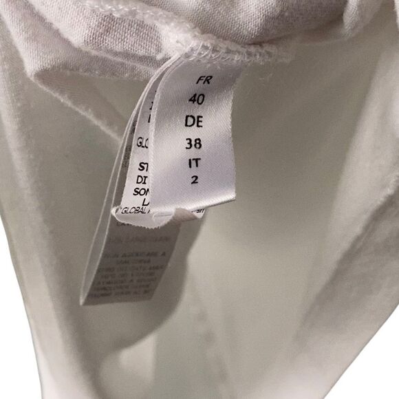 La Perla White Round neck Long Sleeve Top in Size Small - Picture 8 of 8